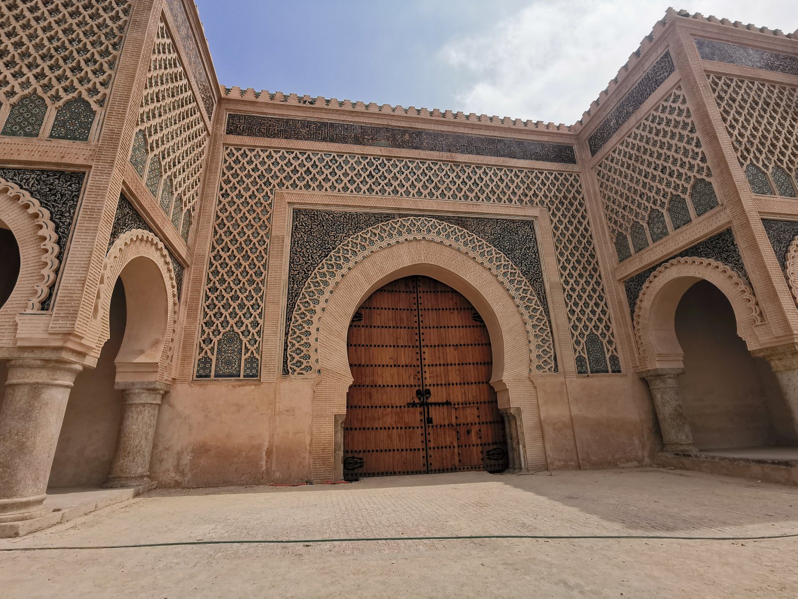 Historic architecture in Meknes, one of Morocco's imperial cities.